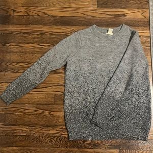 HM festive grey sweater